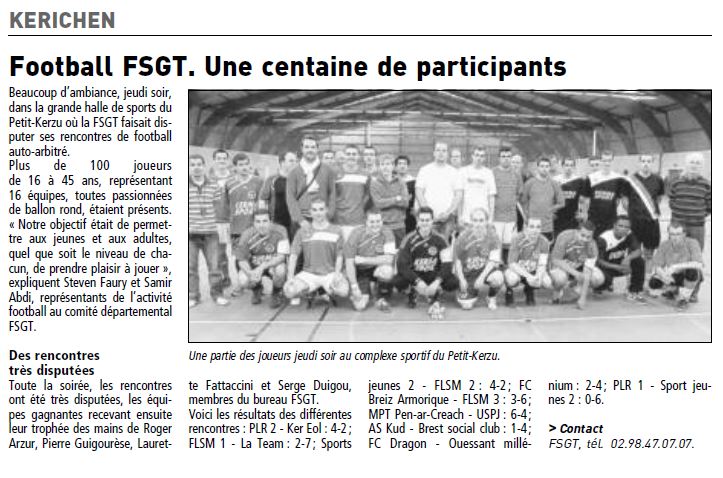 Article de presse